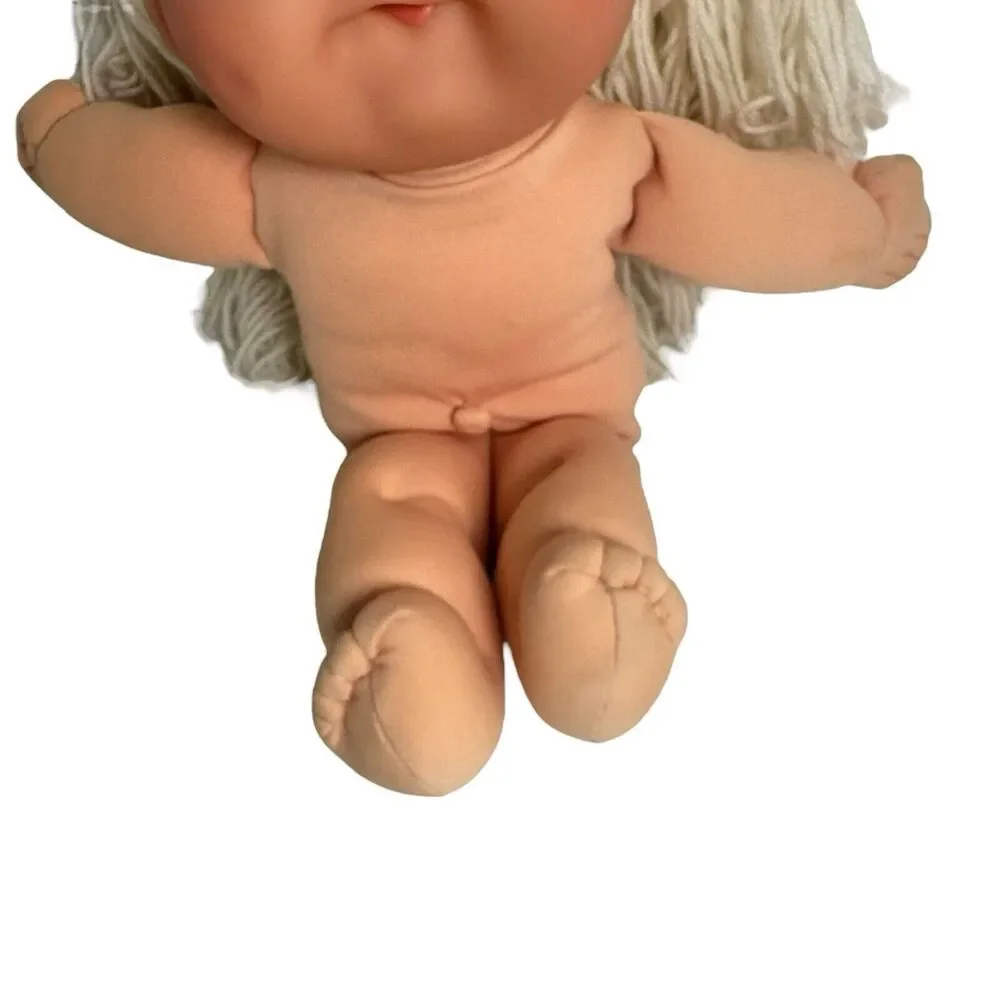 Cabbage Patch Kids First Edition Doll Hasbro 1995 Blonde Hair Blue Eyes Dimples